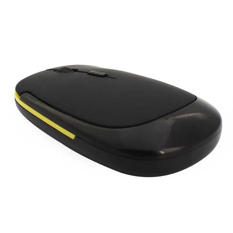 CM0027-Y CHYI Беспроводная мини-мышь 3D USB Оптический компьютер супер тонкая беспроводная мышь 1600 dpi игровая эргономичная Mause для ПК настольного ноутбука - Цвет: CM0027-Y