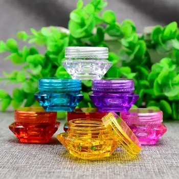 

2g 3g AS Diamond Cream Box Cosmetics Empty Cream Jars High-grade Sample Dispensing Box Trial Storage bottles