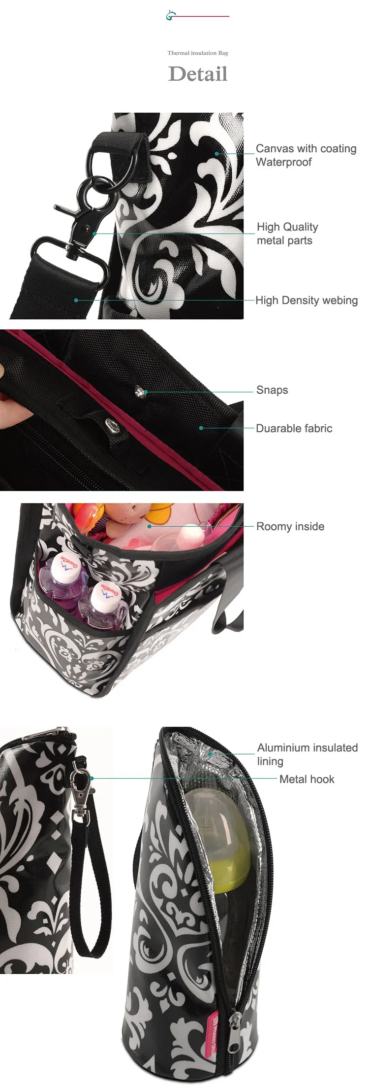 New-Waterproof-Cotton-Canvas-Baby-Diaper-Nappy-Changing-Bag-Set-Wetbag-Tote-Messenger-Women-Bags-For-Mum-in-Chic-Floral-Pattern-06