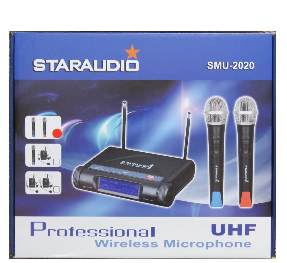 dual channel uhf microphone 