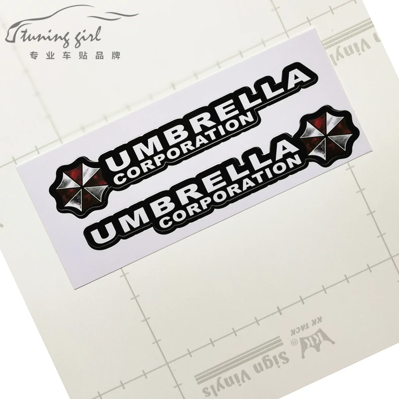 Автомобильные наклейки Umbrella Corporation забавные креативные Декоративные для дверной
