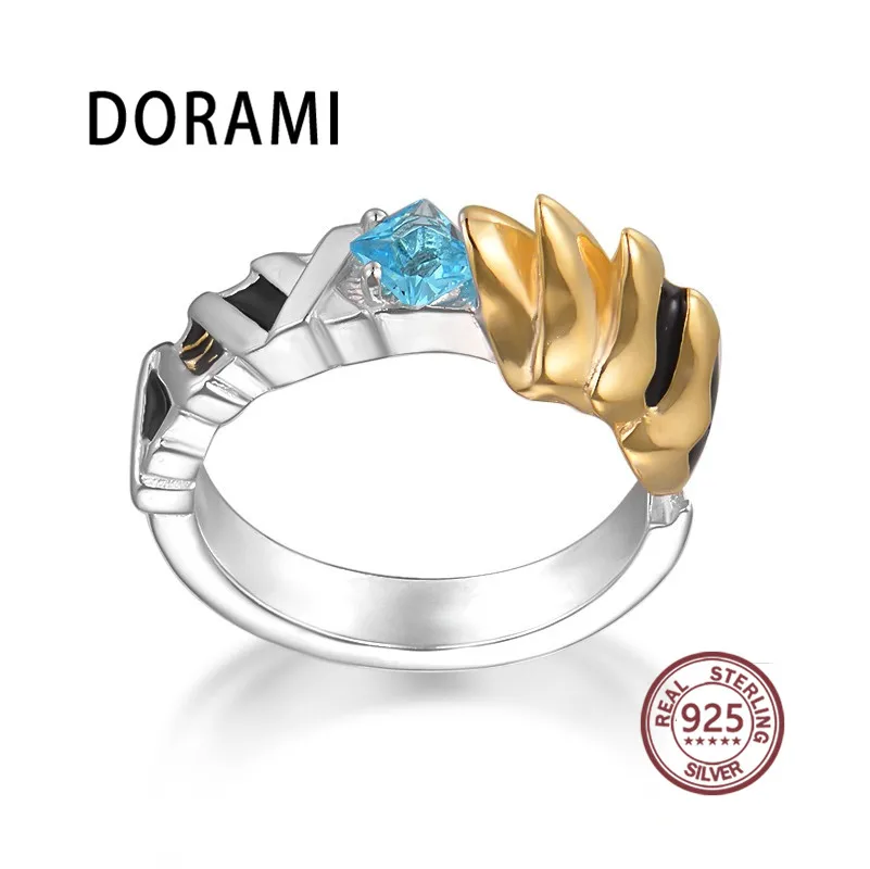 DORAMI ARTHORN Game Open Ring Pure 100% 925 Sterling silver League Legends Hero Master Rings Around the Game LOL Fine Jewelry Fine Jewelry