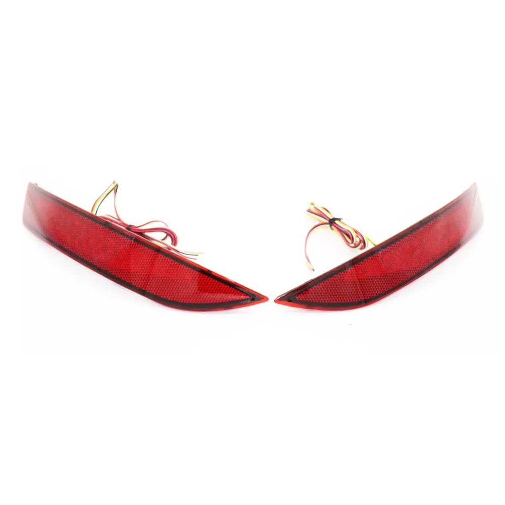 2PCS Car Tail Light Parking Warning Rear Bumper Reflector Lamp Auto Light For VW Volkswagen Jetta