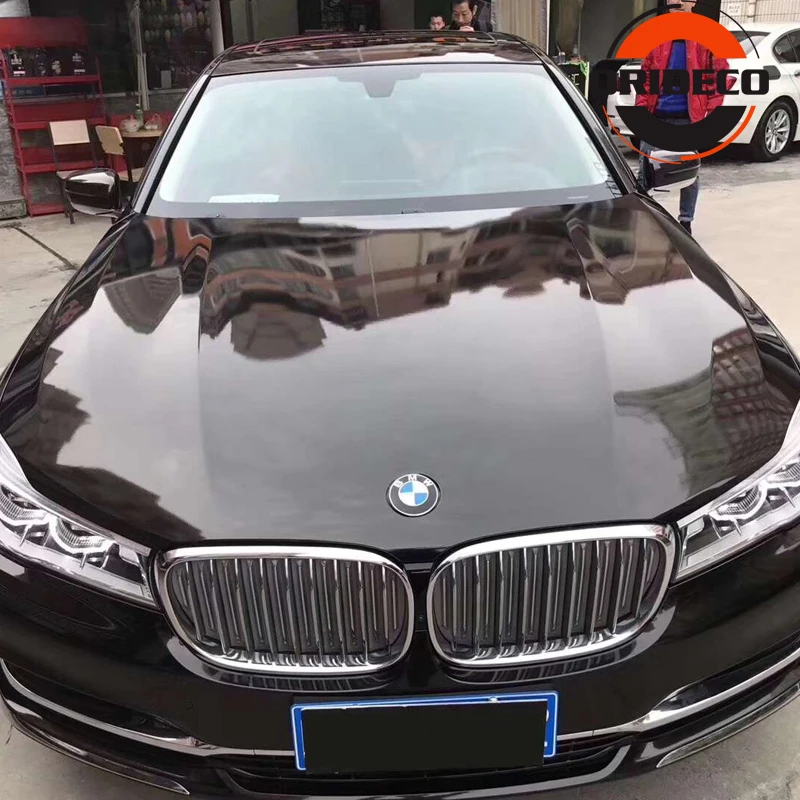 Glossy Crystal Black Vinyl Wraps 3