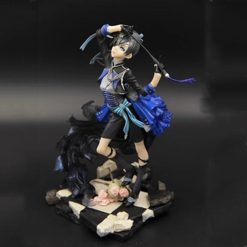

Black Butler Book of Murder Action Figures Ciel Phantomhive Anime Kuroshitsuji Collectible Model Toys Anime Action 22cm