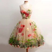 Land Stil Ballkleid Cocktailkleid Teens Benutzerdefinierte Made Blume Short Mini Homecoming Kleider Vestidos Graduacion 2016 Cortos