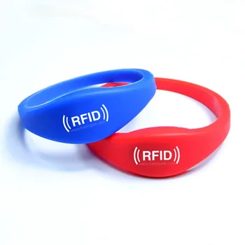 

WB03 Silicone RFID Wristband NFC Bracelet ISO14443A 13.56MHZ 512BITS R/W with Ultralight chip