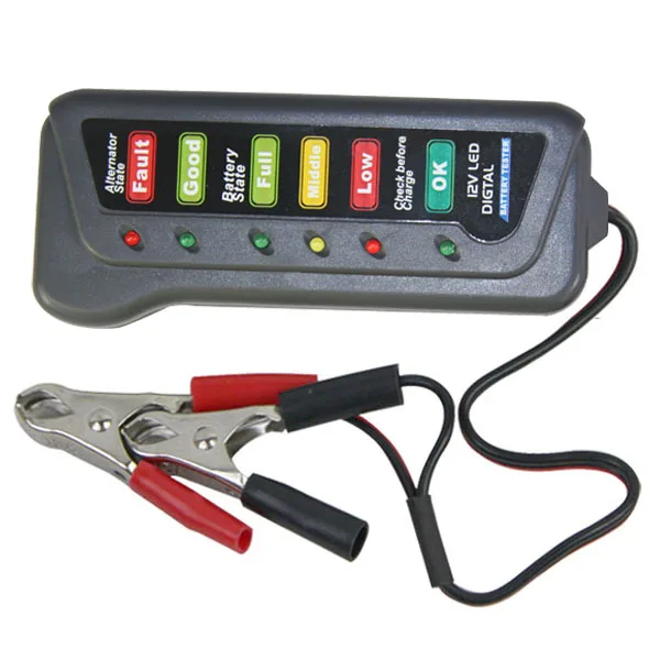 12 VOLT LED BATTERY /& ALTERNATOR TESTER