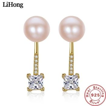 

925 Sterling Silver Earrings AAA Zircon Earrings Earrings A Variety Of Wearing Natural Pearl Earrings Women And Women Jewelry