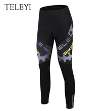 TELEYI Cycling Trousers Men 3D Padded Coolmax Gel Bicycle Quick Dry Cycling Pants