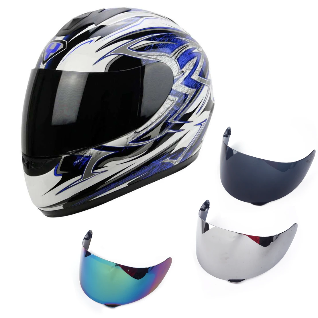 Buy beler Motorcycle Helmet Full Face Wind Shield Sun