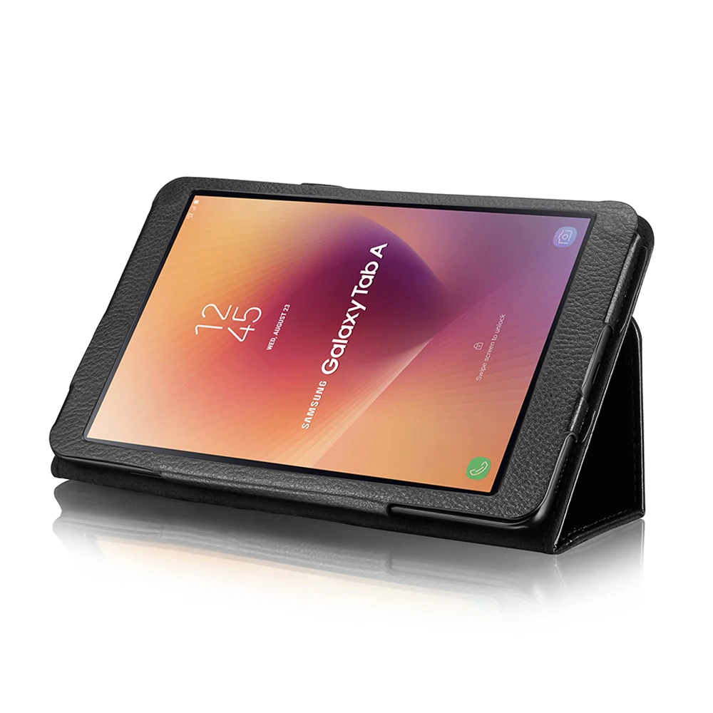 Чехол книжка из искусственной кожи для Samsung Galaxy Tab A 8 0 2017 T380 T385 SM чехол подставка