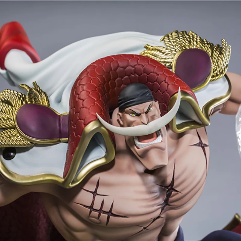 Аниме ONE PIECE GK белая борода Эдвард Ньюгейт статуя переделать в боевом костюме 32 см ПВХ подвижная фигурка-модель игрушки