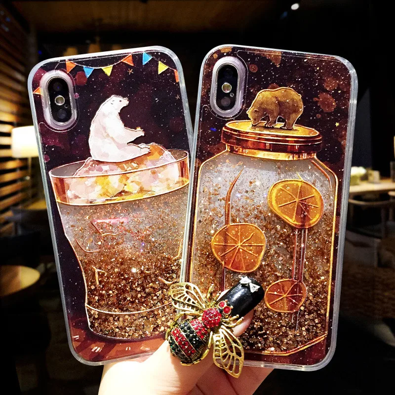 

Bling Liquid Quicksand Case For Samsung Galaxy S8 S9 Plus S10E S10 5G S6 S7 EDGE Note 8 9 A6 A8 J4 J6 A7 2018 A30 A50 A70 Cover