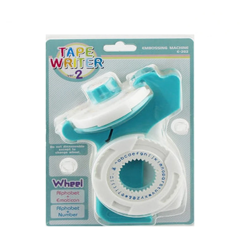 

Label machine E-202 manual printer without adhesive tape DIY gift typewriter manual labelling machine E202