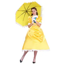 Tarzan Jane Porter Costume Dress Umbrella Adult Women’s Halloween Carnival Cosplay Costume