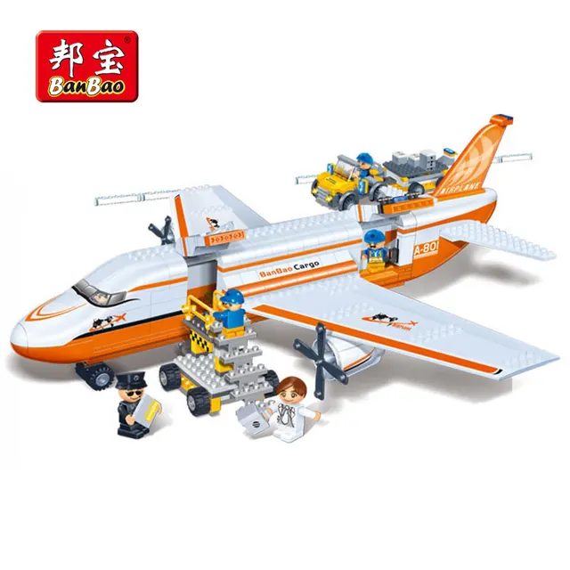 Buy BanBao Cargo Aircraft Plane Transport Blocks