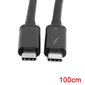 

NGFF 1m Thunderbolt 3 USB-C USB 3.1 Male to Thunderbolt3 Male 40Gbps Cable for PC & Laptop