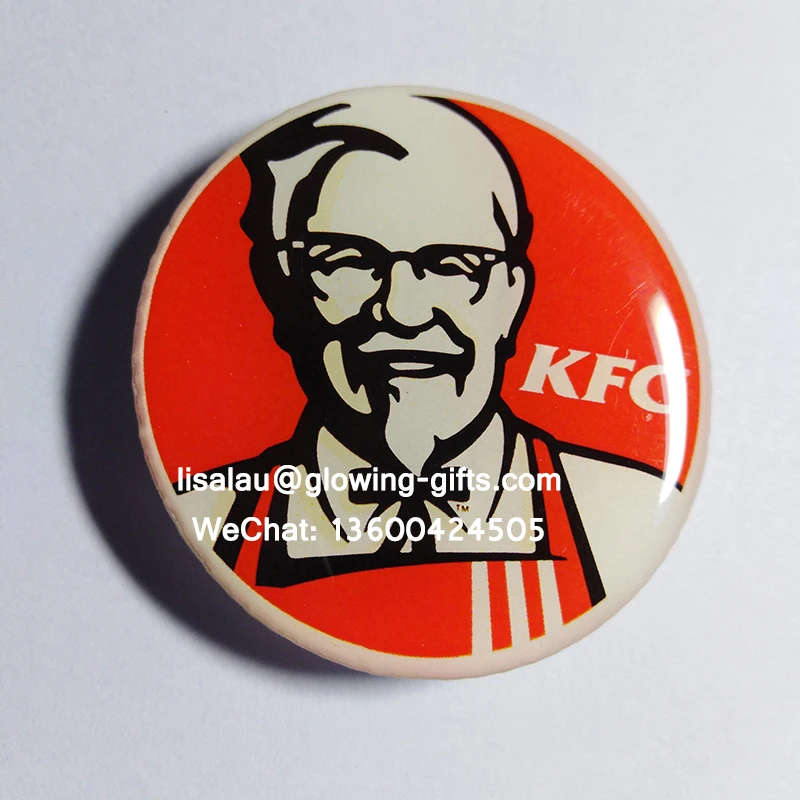 SL заказной KFC светодиодный мигающий acrlyic значок с мигающим светодиодом рекламные