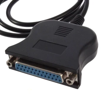 

Adapter Cable USB Male to 25 Pin Female Parallel Port Printer Practical High Speed Line HSJ-19