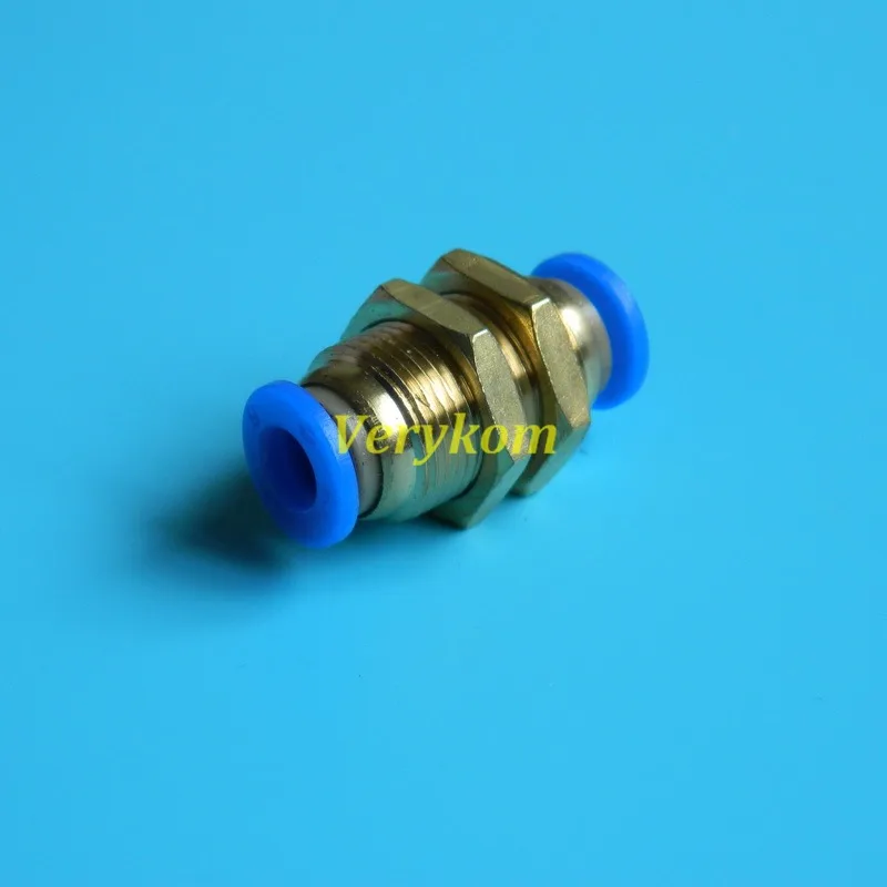 Pneumatic 2 x 6mm Straight Push fit connectors Plumbing *Top Quality! Joiners