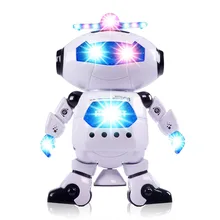 Космическая танцовщица человекоподобный робот игрушка со светом дети домашнее животное игрушка Электроника Jouets Электрический для мальчика малыш