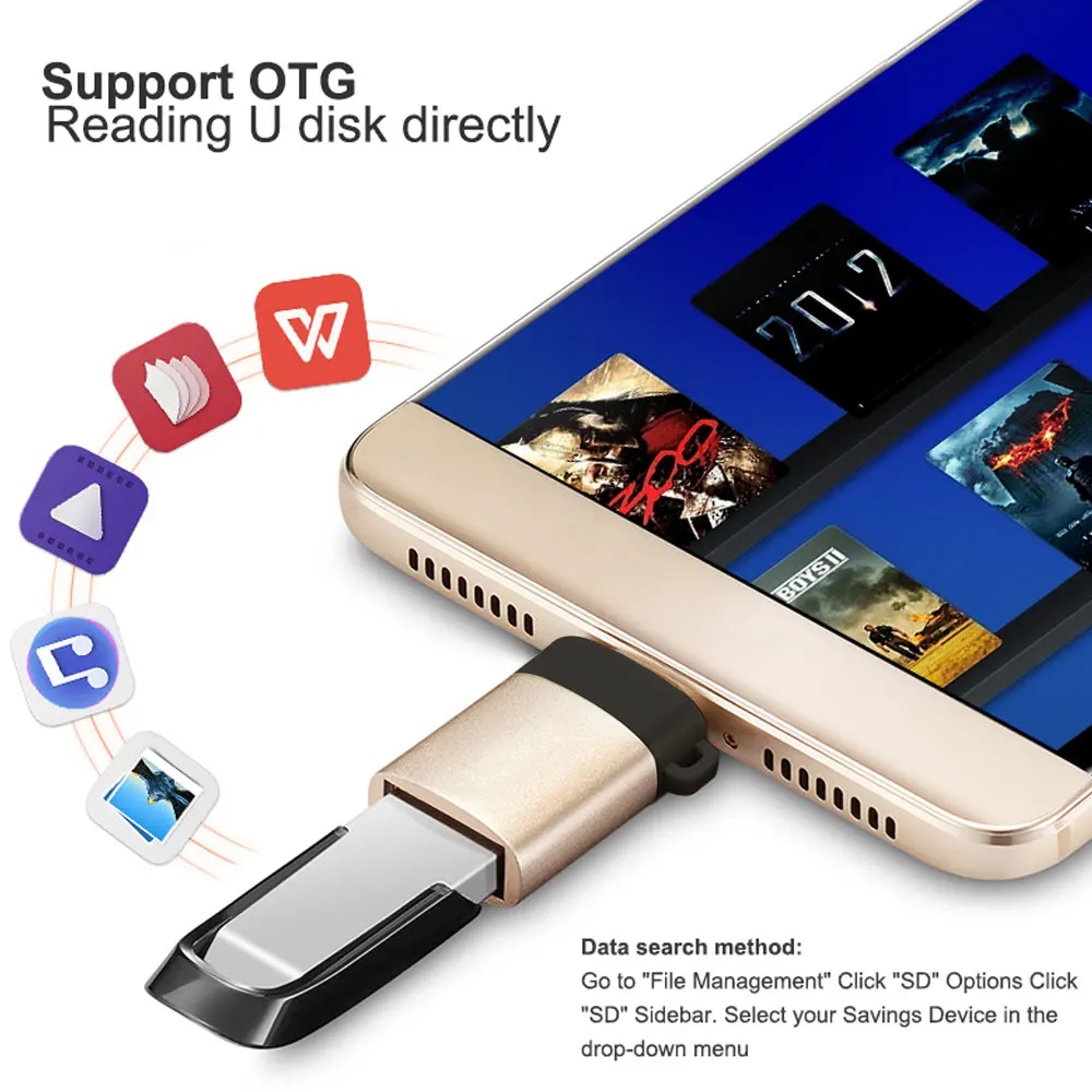 Kobwa OTG type-c usb c адаптер micro type c usb-c usb 3,0 зарядный преобразователь данных для samsung galaxy s8 s9 note 8 xiaomi huawei