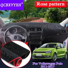 Автомобильный Стайлинг для Volkswagen POLO 2011- LHD& RHD розовый узор коврик на приборную панель защитный интерьер Photophobism коврик тент подушка