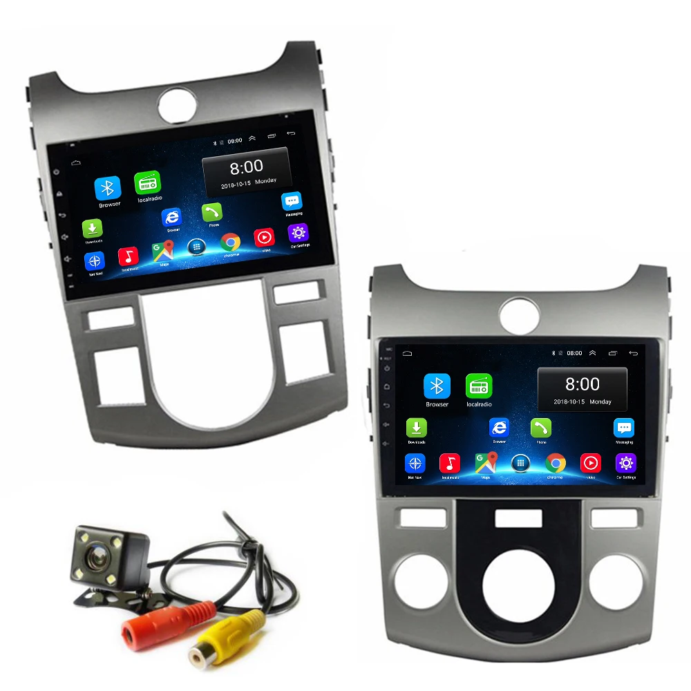 

Android 8.1 Car GPS Radio Player Navi for Kia Cerato Forte 2008-2012 Head Unit Stereo Auto/Manual Multimedia Car Wifi Bluetooth