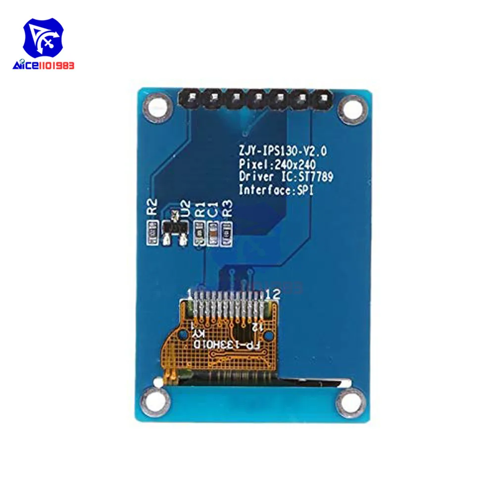 1 3 дюймовый TFT ЖК экран diymore модуль дисплея 240240 IPS полноцветный 7Pin интерфейс SPI ST7789