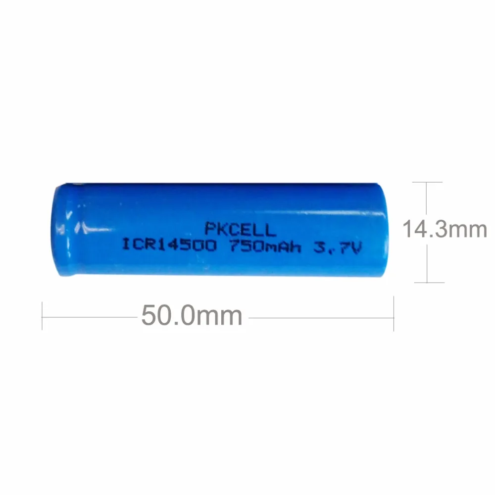 PKCELL 4 шт. ICR14500 Li-Ion Перезаряжаемые Батарея батареи 750 Mah 3,7 V+ 1 шт. умные часы и браслеты экранный Многофункциональный Bluetooth Смарт-Батарея Зарядное устройство для ICR 14500 Батарея