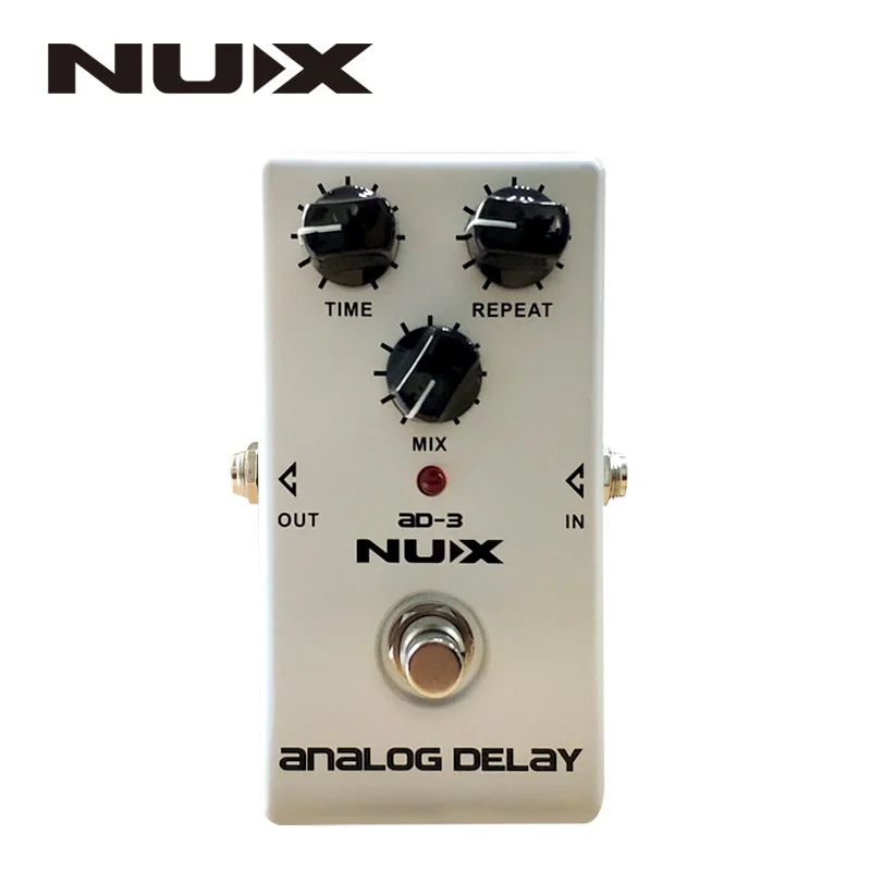 NUX Time Core Deluxe педаль с задержкой гитарный эффект педаль с петельным замком тон True Bypass режим обновления - Цвет: AD-3 analog delay