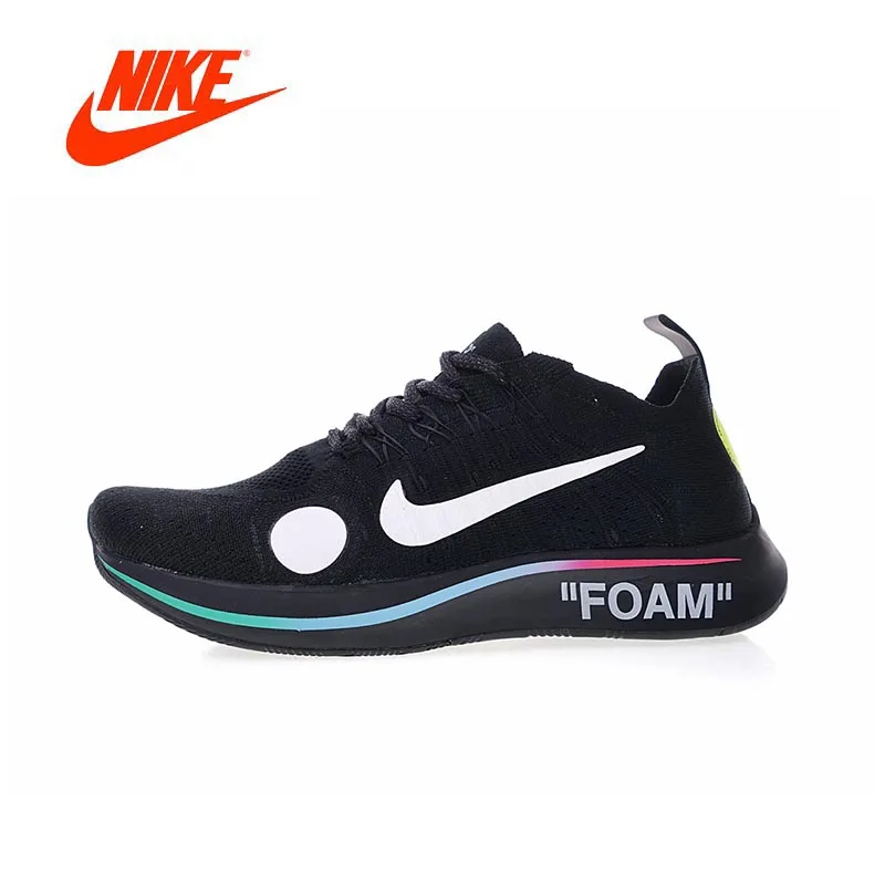 

Original New Arrival Authentic Off-White x Nike Zoom Fly Mercurial Flyknit Men's Running Shoes Sneakers Good Quality AO2115-001
