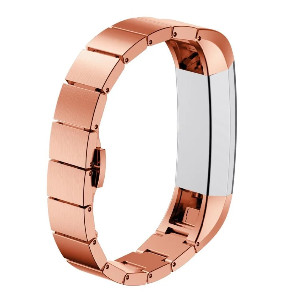

Lerxiuer Stainless Steel strap For Fitbit Alta HR/ Alta Watch Band Replacement Bracelet wristband belt metal buckle Accessories