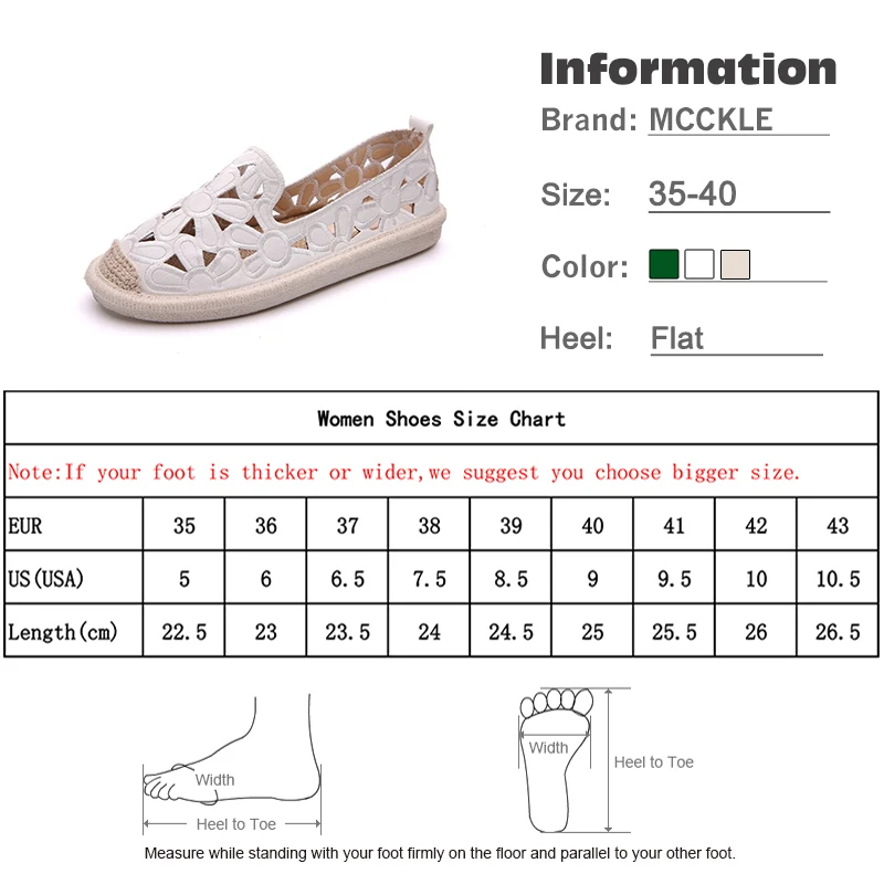 MCCKLE/Женская обувь на плоской подошве; Мокасины с цветами и вырезами; женские эспадрильи; Летние повседневные рыбацкие ботинки на платформе; обувь