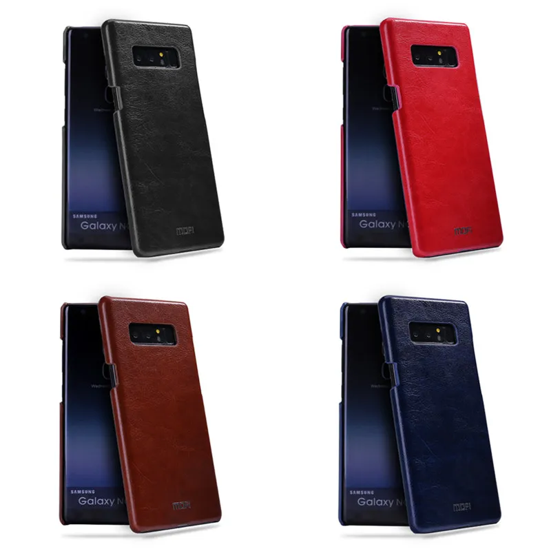 Для Samsung galaxy note 8 чехол MOFi для samsung кожаный SM N9500 N950F задняя крышка винтажная note8