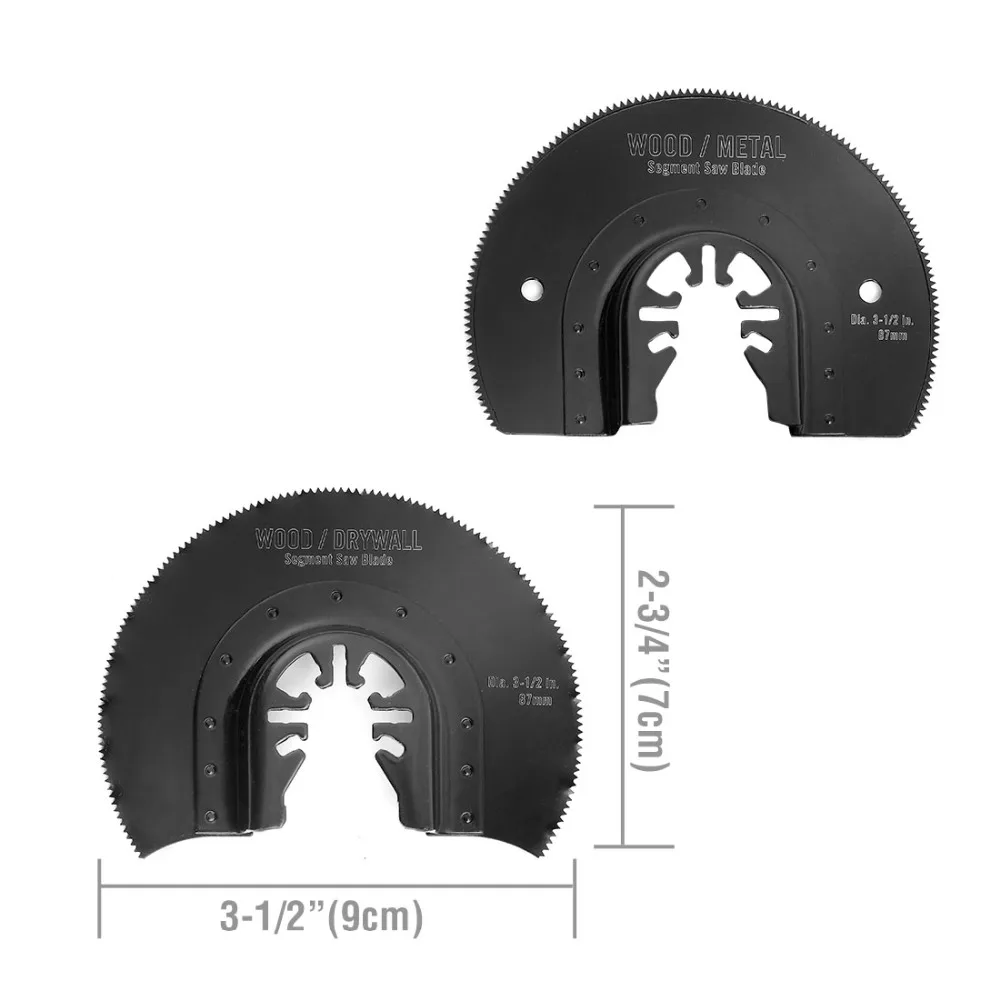 WORKPRO 23PC Multi Oscillating Saw Blade for Metal/wood Quick Release Saw Blades Set CRV Blades