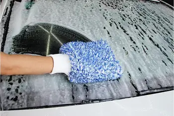 

2018 Hot sale! Premium Car Cleaning High Density Microfiber Car Wash Cleaner Mitt Maximum Absorbancy Car Care