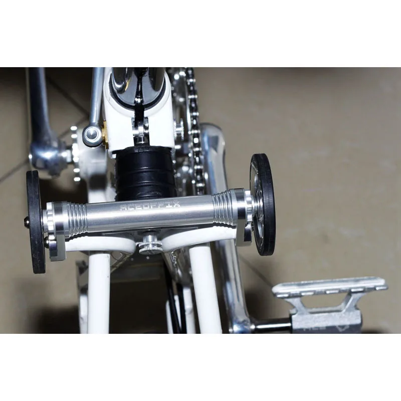 Clearance Folding Bicycle Racks Easy Wheel Extension Block Telescopic Rod for Brompton 4 Clearance Folding Bicycle Racks Easy Wheel Extension Block Telescopic Rod for Brompton 4