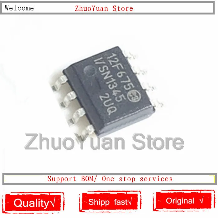 1 шт./лот PIC12F675-I/SN SOP-8 PIC12F675 SOP 12F675-I/SN SMD 12F675 SOP8 новая оригинальная фотовспышка |