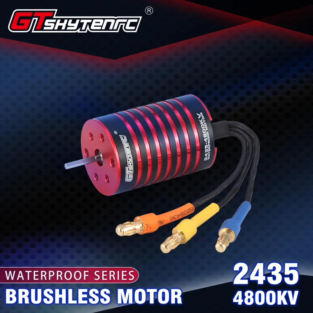 Новая модель GTSKYTENRC 2435/2838 3700/ 4700/ 4500/4800kv 2s/3s для 1/16 1/18 Водонепроницаемая