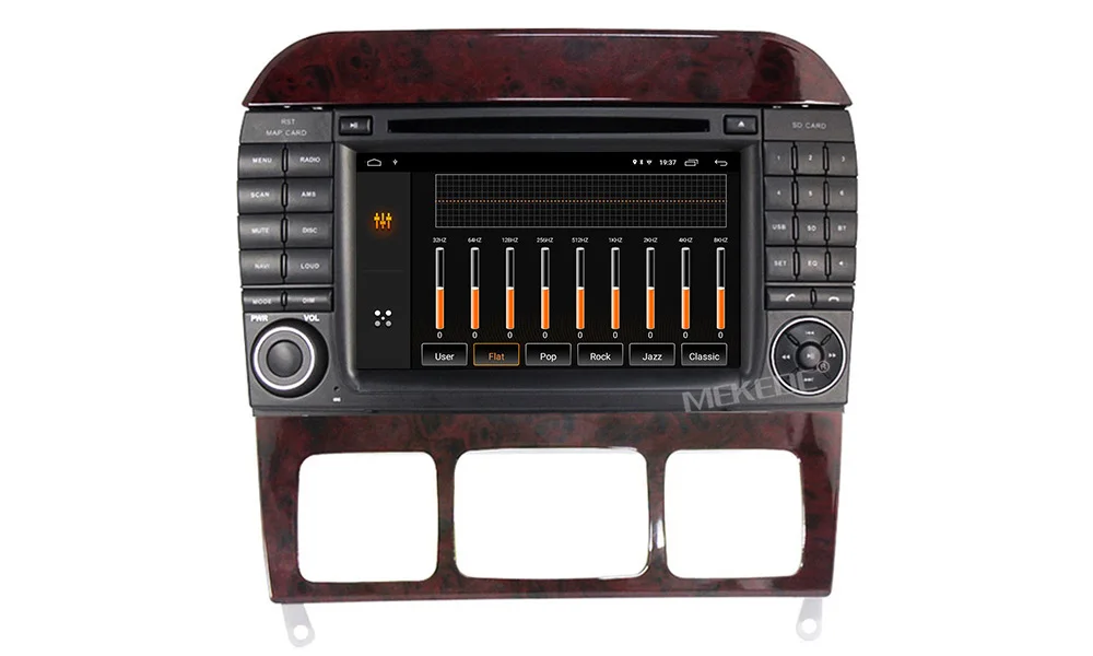 Flash Deal MEKEDE Car Multimedia Player dvd automotivo Radio GPS 2 din Android 9.1 For Mercedes/Benz/S320/S350/W220/W215/CL600 4G Wifi DVR 22