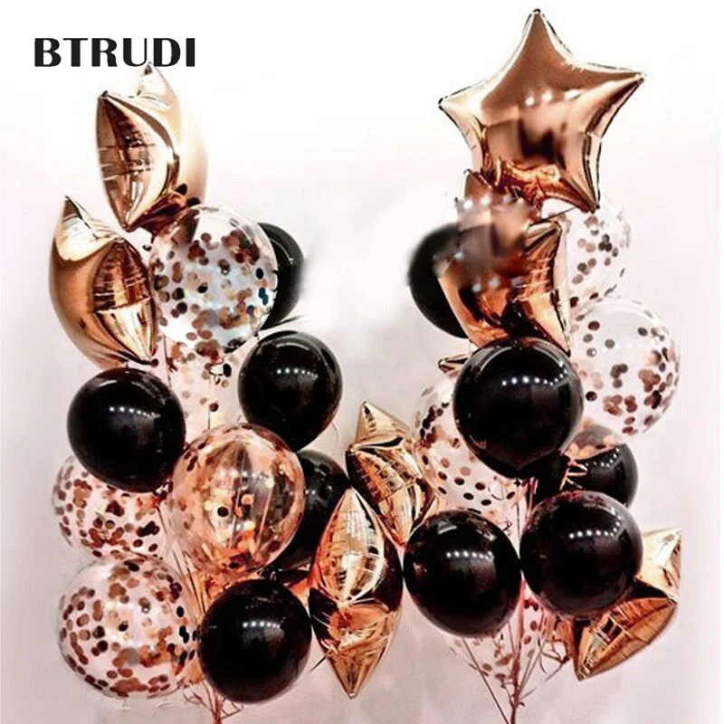 

BTRUDI Hot Sale 40pcs 12/18inch DIY ballon set for happy birthday baby shower wedding party Graduation Decoration supplies