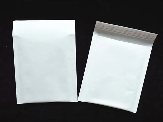 

50pcs/lot Bubble Mailers Padded Envelopes Small Size Kraft Paper Foam Bubble Envelope Bag White Bubble Envelope Courier Bag