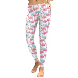 Aidenkid gym sports yoga pants fitness tights flamingo female models high quality spandex breathable sports training pants Aidenkid gym sports yoga pants fitness tights flamingo female models high quality spandex breathable sports training pants