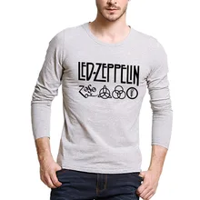 Мужские черно-белые футболки Харадзюку, весна-осень, хлопковые футболки с длинным рукавом, высокое качество, рок-поп-группа, футболки для мужчин