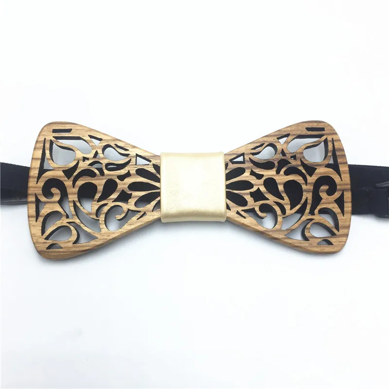 2018 резьба деревянный галстук-бабочку аксессуары Творческий дерева бабочка Мужская и Для женщин галстук Бесплатная доставка