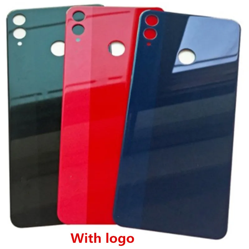 

Original back housing for Huwei Honor 8X Back Battery Cover Rear Glass Panel Door Housing Case with Adhesive Sticker with logo