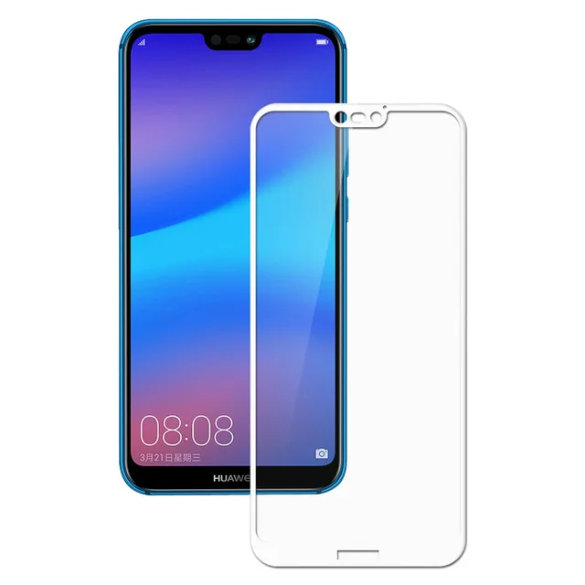 3D закаленное стекло для huawei P20 Lite, светильник, Защитное стекло для экрана, Glas Hawei P 20 Pro 20Pro 20lite P20Pro P20Lite, пленка - Цвет: White