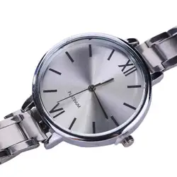 OTOKY Для женщин часы Нержавеющая сталь аналоговые кварцевые часы для Для женщин минималистичный наручные часы Прямая доставка